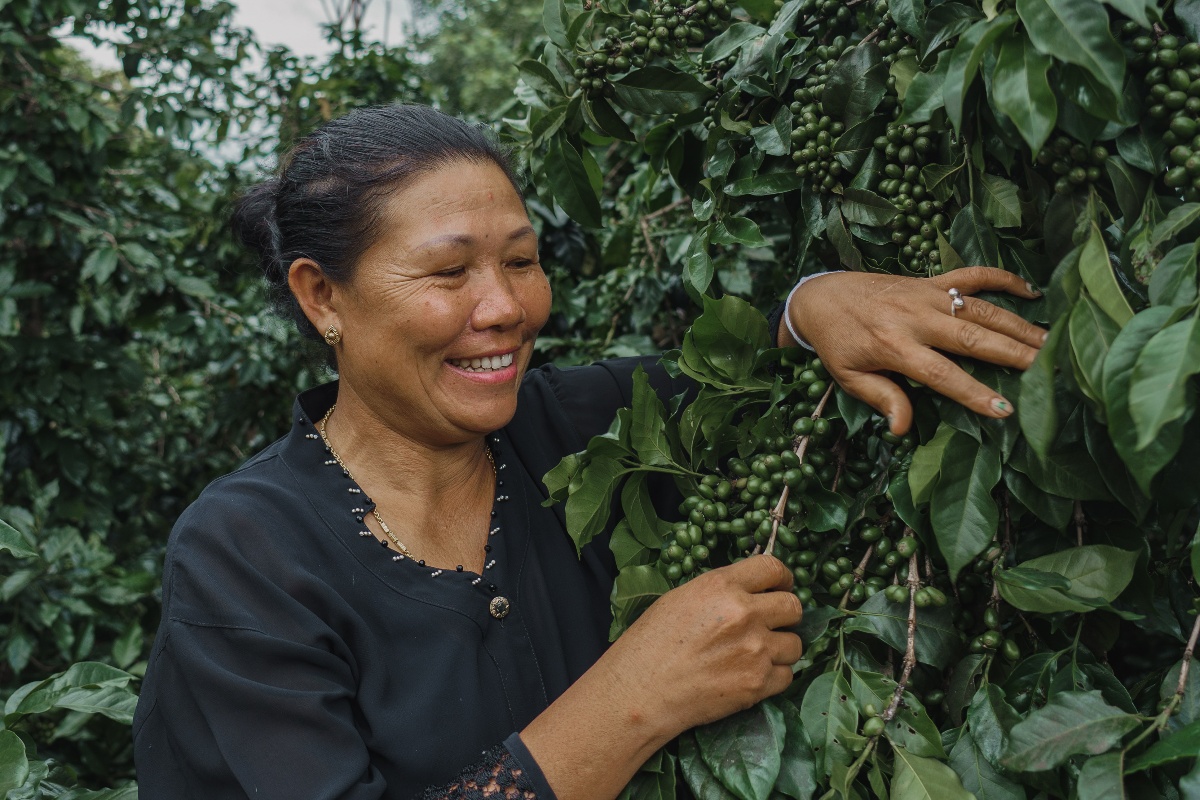 Mrs Somphone - farm workers from Slow's Nongsamphan farm